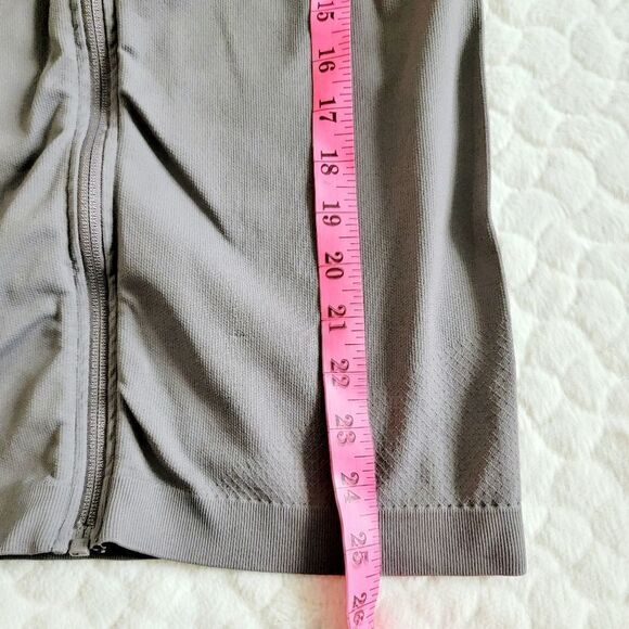 ASICS Seamless warm-up jacket gym fitted athletic hoodie zip-up lightweight M - Picture 4 of 8